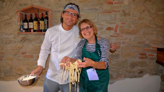 We make the trip to Cortona, the setting of Under the Tuscan Sun for a private, hands-on cooking class